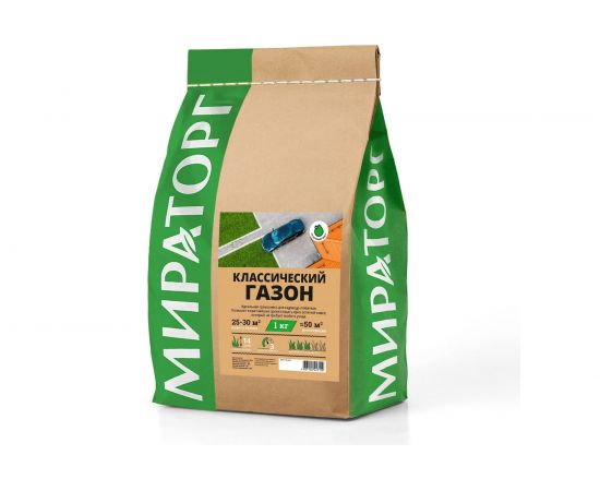 Семена газона Мираторг Классический газон 1 кг 1010024669 