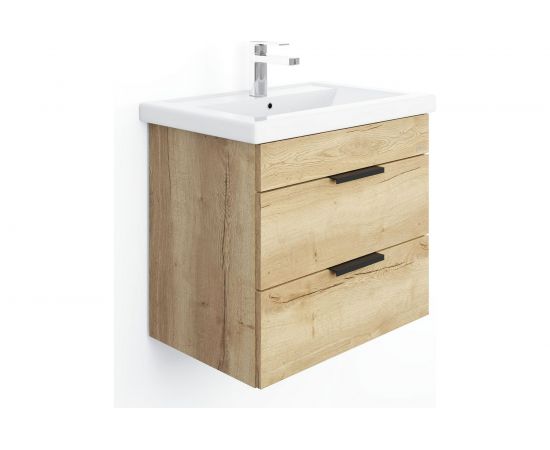 Onika Тумба подвесная с раковиной ЛЕГРАН 50.13 дуб галифакс 105031 