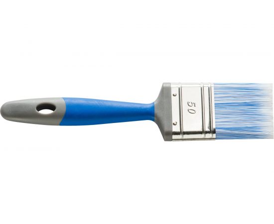 Плоская кисть HARDY серия 90, из полиэстера, 2K, 50х16мм, синяя 0204-905050 – изображение 2