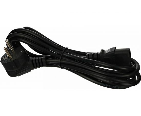 Компьютерный кабель AOpen/Qust розетка 220V угловая Евровилка VDE 3G*0,5mm2 3,0m Aopen ACE021-3M – изображение 2