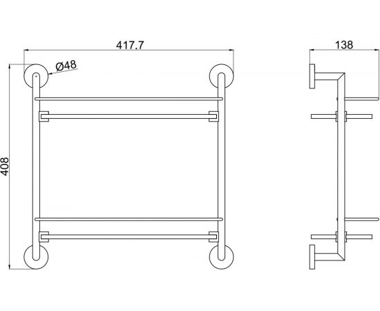 Полочка ALLEN BRAU Priority 6.31015-00 00265432 – изображение 2