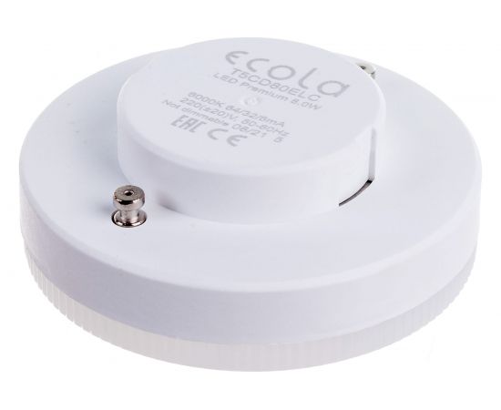 Светодиодная лампа Ecola GX53 LED Premium 8,0W Tablet 220V 6000K димм 3-х ступ. матовая 27x75 T5CD80ELC – изображение 2