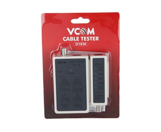 LAN тестер VCOM ST-45 для BNC, RJ-45 D1930 – изображение 2