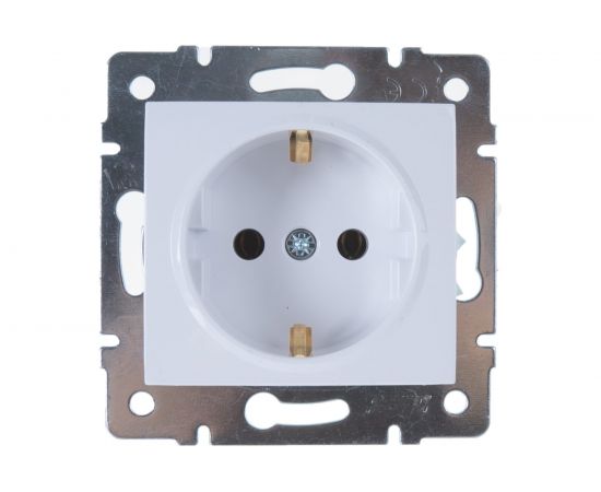 Розетка LEZARD KARINA с/ з керамика белая 707-0288-122 – изображение 2