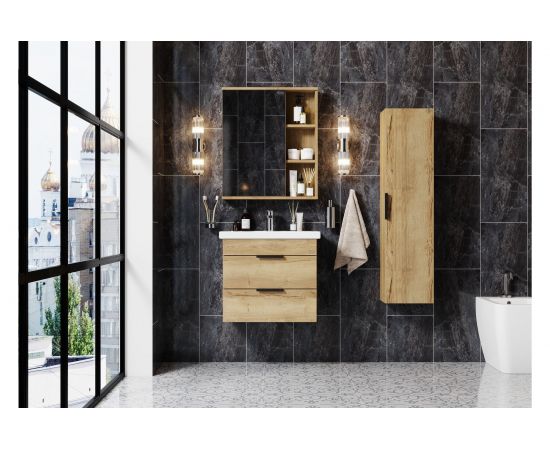 Onika Тумба подвесная с раковиной ЛЕГРАН 50.13 дуб галифакс 105031 – изображение 3