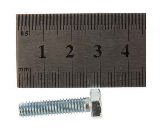 Болт Стройметиз М6х25 DIN 933, класс прочности 8.8, цинк уп. 70 шт. 3021234 – изображение 3