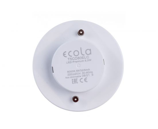 Светодиодная лампа Ecola GX53 LED Premium 8,0W Tablet 220V 6000K димм 3-х ступ. матовая 27x75 T5CD80ELC – изображение 3