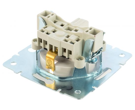 Розетка LEZARD KARINA с защитой от детей ПБТ жемчужно-белый перламутр 707-3088-124B – изображение 3