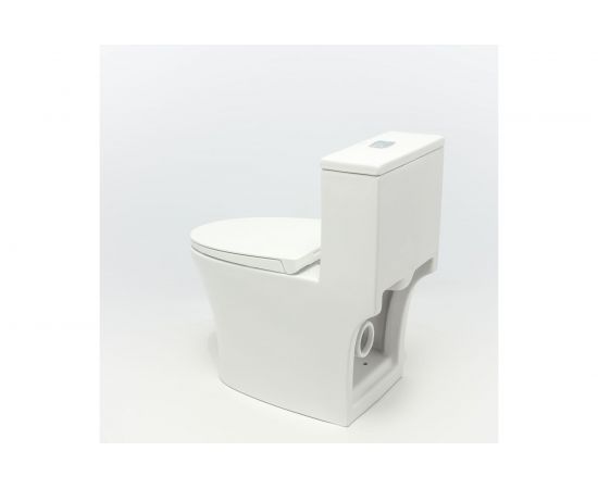 EVA GOLD Монолит SM9609, безободковый, сиденье дюропласт, с гофрой и подводкой УТ-00001112 – изображение 3