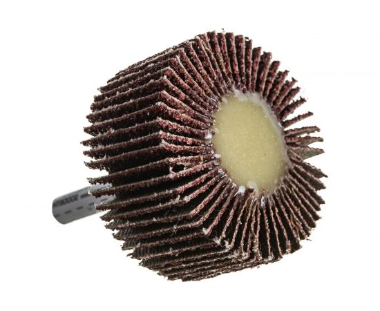 Круг шлифовальный лепестковый радиальный (40x20 мм; хвостовик 6 мм; P60) Hogert Technik HT8D002 – изображение 3