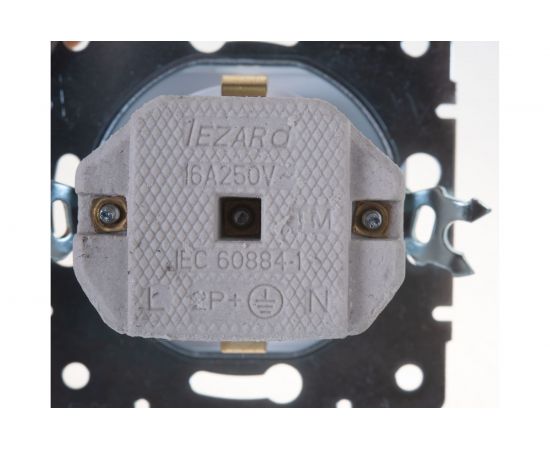 Розетка LEZARD KARINA с/ з керамика белая 707-0288-122 – изображение 3