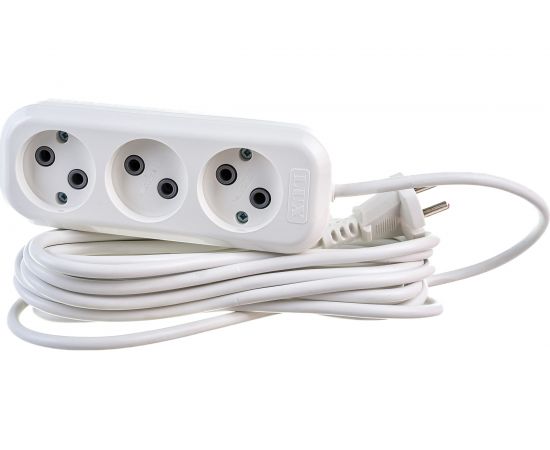 Сетевой удлинитель 3-местный, 5м У3-0 LUX 4606400414605 – изображение 3