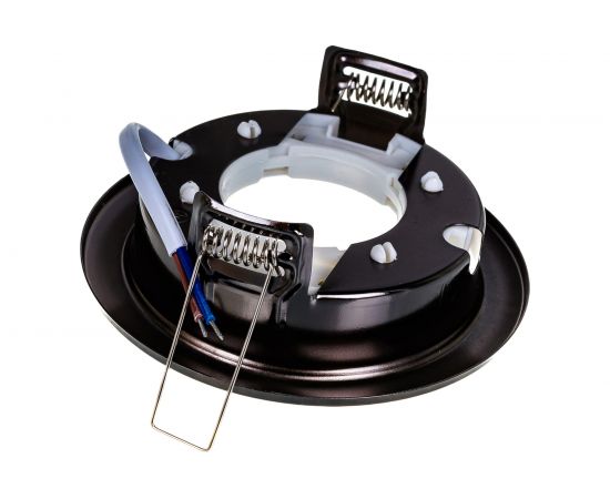 Встраиваемый светильник Ecola GX53 H4 без рефл. Черный хром 38x106 /к+/ FB53H4ECB – изображение 4