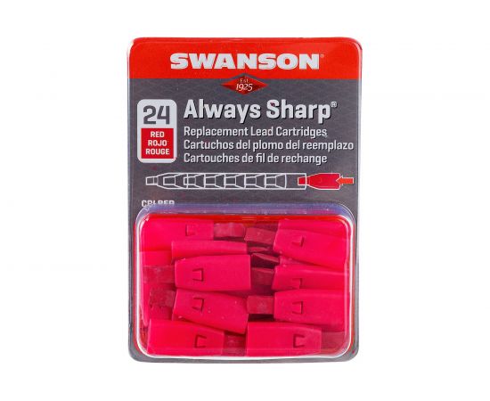 Грифели для карандаша Always Sharp Swanson красные М00008602 – изображение 4