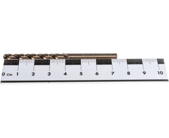 Сверло по металлу Профоснастка 4,2 мм HSSE M35 Co5%/135 DIN 338 , 10 шт., №1529 30204041 – изображение 4