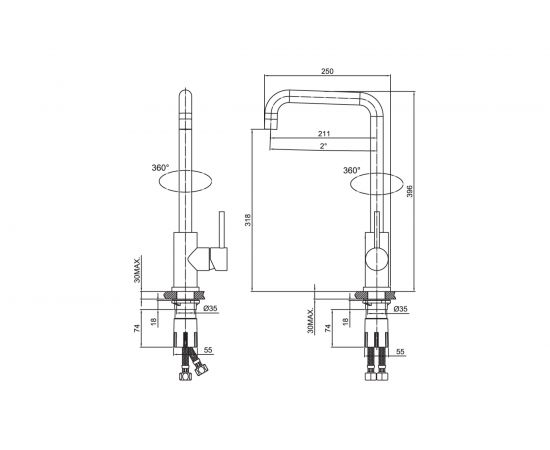 Смеситель для кухни IDDIS Kitchen ID K05STL0i05 – изображение 4
