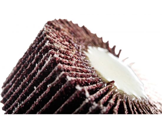 Круг шлифовальный лепестковый радиальный (40x20 мм; хвостовик 6 мм; P60) Hogert Technik HT8D002 – изображение 4