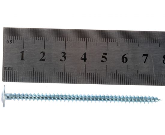 Саморезы с полусферической головкой и острием МТК цинк, 4,2х75 50 шт 648904230 – изображение 5