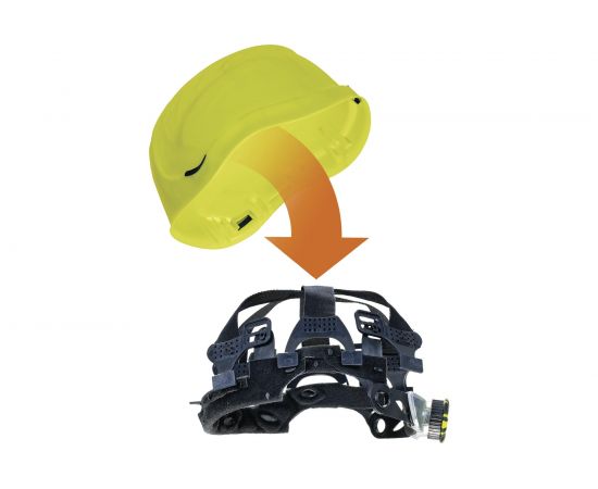 Защитная каска из ABS Delta Plus BASEBALL DIAMOND V UP красного цвета DIAM5UPROFL – изображение 5