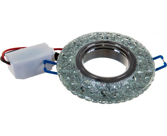 Встраиваемый светильник Ecola MR16 LD7040 GU5.3 с подсветкой Бабочки Прозрачный/Хром 25x95 FT16CBEFB – изображение 5