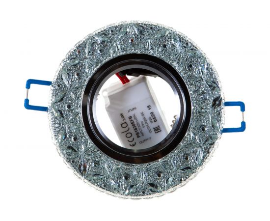 Встраиваемый светильник Ecola MR16 LD7040 GU5.3 с подсветкой Бабочки Прозрачный/Хром 25x95 FT16CBEFB – изображение 6