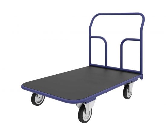 Тележка RUSKLAD ТПР 6 (800x1200) d200мм платформенная, с резиновым покрытием 