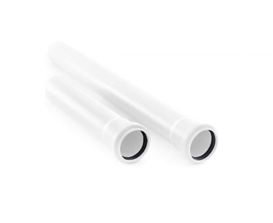 Труба RTP ПП, Д 32 мм, толщина стенки 1,8 мм, белый, L 1000 мм 27517 