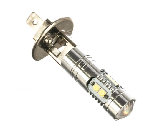 Автолампа диод SKYWAY H1, 12-24V 30W 10 SMD диодов 1-конт, белая S08202034 