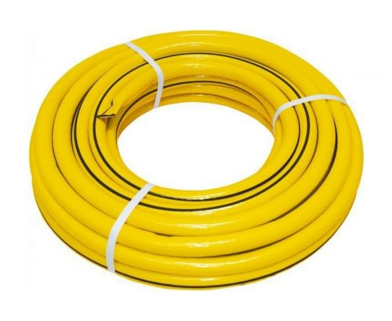 Поливочный армированный 3-слойный шланг USP 1/2""x25 м, желтый 77284-14 
