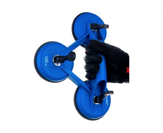 Стеклодомкрат Зубр ПРОФЕССИОНАЛ пластиковый, профессиональный, тройной, 140кг 3372-3_z01 