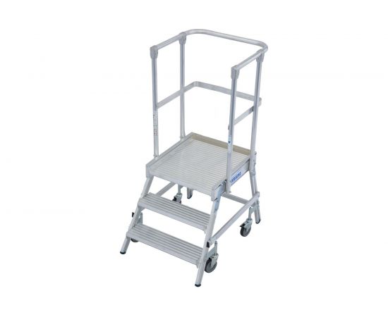 Лестница-платформа Krause STABILO с тремя алюминиевыми ступеньками 820136 