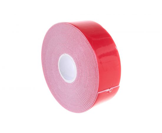 Двухсторонняя клейкая лента MEGAPOWER 30 мм х 5 м профессиональный красный ET-305PRO 