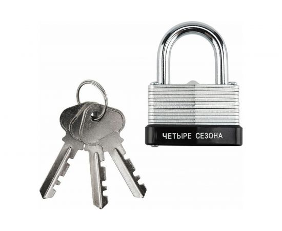 Навесной замок ЧЕТЫРЕ СЕЗОНА ССН-40 79-0134 