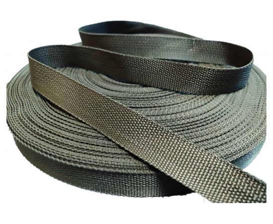 Ременная лента Эбис 25 мм, 50 м, хаки 72405 