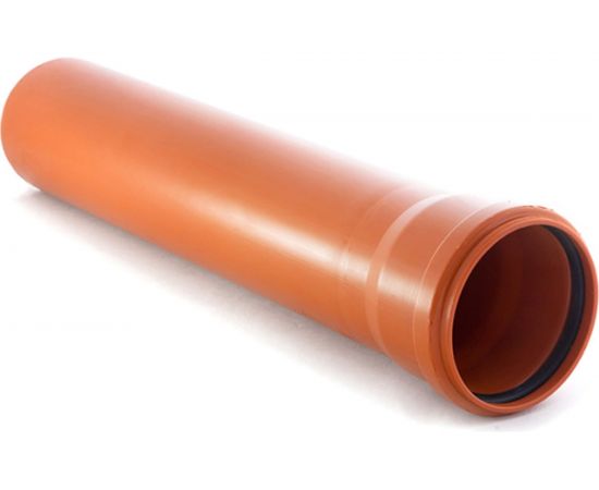 Гладкая труба RTP ПП, класс жесткости SN 4, Д 110 мм, S=3,4 мм, L 5000 мм 11214 