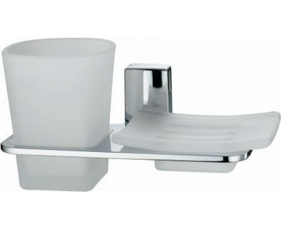 Держатель стакана и мыльницы WasserKRAFT Leine K-5026 
