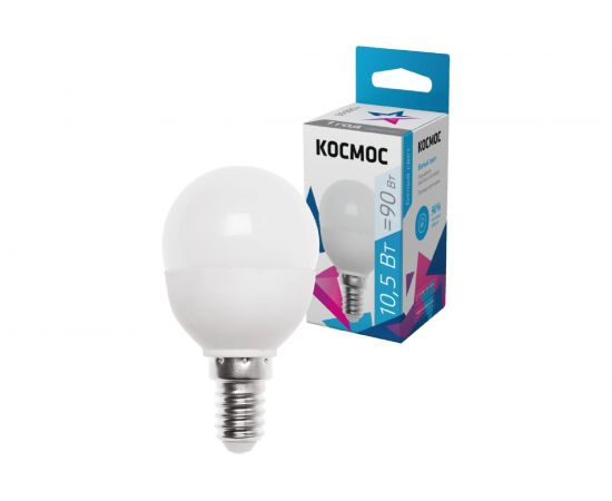 Светодиодная лампа Космос GL45 10.5W 220V E14 4500K LkeLED10.5wGL45E1445 