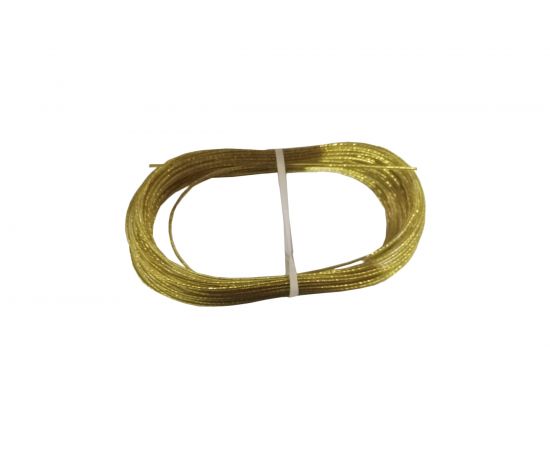 Стальной латунированный трос с покрытием полиамид BEFAST 2, погодоустойчивый, золотой, 20м TCO020YS 