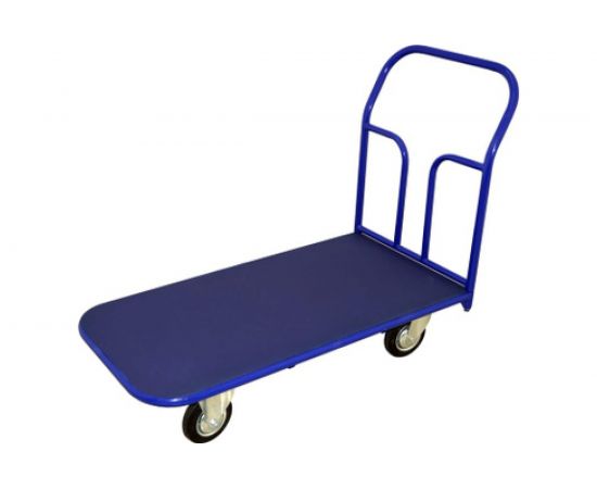 Тележка RUSKLAD ТПР 6 (800x1200) d200мм платформенная, с резиновым покрытием – изображение 2