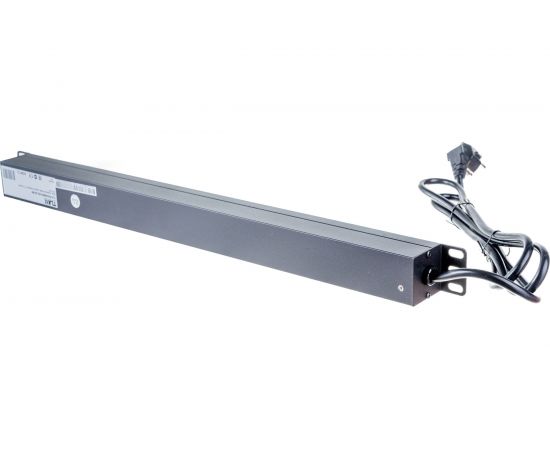 Блок электрических розеток TLK вертикальный, металлический корпус TLК-PSA08B02-ML-04-BK – изображение 2