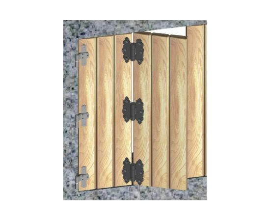 Универсальная петля Amig черная 9010-90х60х3 – изображение 2