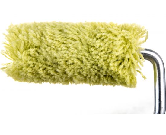 Валик DECOR 60 мм, d 15 мм, бюгель 6 мм, ворс 12 мм, полиакрил зеленый запаска, ручка стандарт mini – изображение 2