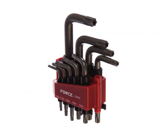 Набор торкс Г-образн.c отверст Т10Н-Т50Н, 9 предм. FORCE 5098T – изображение 2