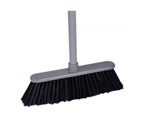 Щетка для уборки OfficeClean Professional с черенком 117 см ширина 30 см щетина 7 см пластиковая 303271 – изображение 2