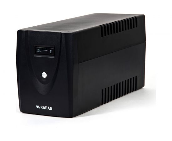 Интерактивный источник питания RAPAN-UPS 1500 220В 1500ВА/900Вт меандр с АКБ 2х7Ач 736 – изображение 2