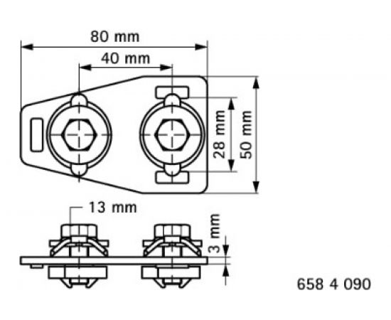 Соединитель профиля-Т Walraven BIS RapidRail 6584090 – изображение 2