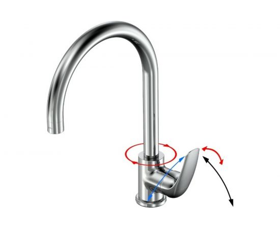 Смеситель для кухни TOKITO с высоким изливом TOK-KIT-1013 – изображение 2