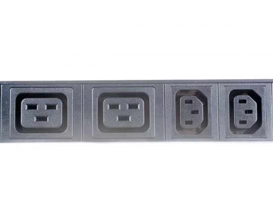 Блок электрических розеток TLK вертикальный, металлический корпус TLК-PSA08B02-ML-04-BK – изображение 3