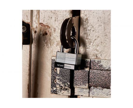 Навесной замок ЧЕТЫРЕ СЕЗОНА ССН-40 79-0134 – изображение 3