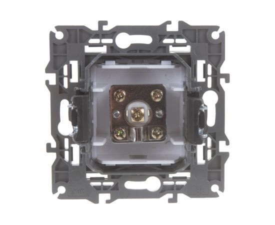 Розетка TV ЭРА 14-3101-03 одиночная, IP20, Elegance, алюминий Б0034292 – изображение 3